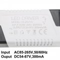 Uxcell Led Driver 18-25w Constant Current 300ma High Power Ac 85-265v Output 54-87v Dc Connector External Supply Ceiling Lamp