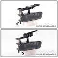 G-plus Fog Light Compatible With 1999-2002 Chevy Silverado 1500 2500 00-06 Tahoe Suburban 01-02 3500 Lamps Bulbs Smoke Color 1