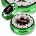 Eparts Universal 6 Hole Steering Wheel Quick Release Hub Adapter Kit Fits Racing Green Aluminum 