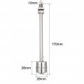 Uxcell Stainless Steel Float Switch For Water Pump Tank Swim Pool Garden Pond Liquid Level Sensor M11 6 69 Length