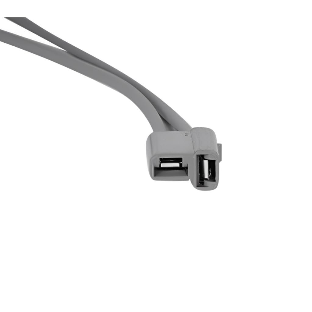 Multi Purpose Pigtail For 1992 Pontiac Trans Sport Female Blade Pin Terminal 2 Wire 16 In Harness Length Gray