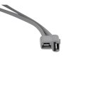 Multi Purpose Pigtail For 1992 Pontiac Trans Sport Female Blade Pin Terminal 2 Wire 16 In Harness Length Gray 