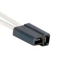 Multi Purpose Pigtail For 1992 Pontiac Trans Sport Female Blade Pin Terminal 2 Wire 16 In Harness Length Gray