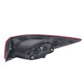 Left Tail Light Assembly For Mazda 3 Sedan 2014 2015 2016 2017 2018 Driver Side Outer Brake Lamp Halogen Red And Clear Lens