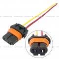 Niuparts 60 Pcs 9006xs Halogen Bulb White Light With 2 Wire Pin Female Bulbs Connector Pigtail Harness Fit Car Bus Truck