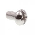 Machine Screws Round Head Phillips Slotted Combination Drive 10-32 X 3 8 In Stainless Steel 25 Pack Model 