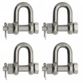 Extreme Max 3006 8339 4 Boattector Stainless Steel Bolt-type Chain Shackle 1 4-pack 
