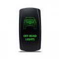 Ch4x4 Rocker Switch For Toyota Land Cruiser 90 Series Off-road Lights Symbol Green Led