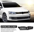 Front Upper Grille Grill Trim Gloss Black Honeycomb W Chrome For Volkswagen Vw Jetta 2010-2014 5c6853653a