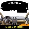 Hyzijin Car Dashboard Dash Board Cover Mat Carpet Compatible For Audi A3 8p 2003-2012 Left Hand Drive