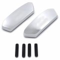 Chrome Gsxr Logo Mirror Block Off Base Plates For 2017 2021 Suzuki Gsx R 1000 Billet Aluminum Delete Mt222-019-cd-gsxr