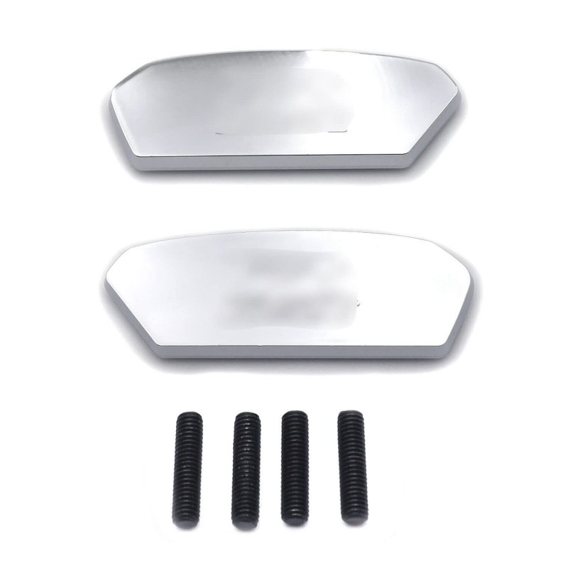 Chrome Gsxr Logo Mirror Block Off Base Plates For 2017 2021 Suzuki Gsx R 1000 Billet Aluminum Delete Mt222-019-cd-gsxr