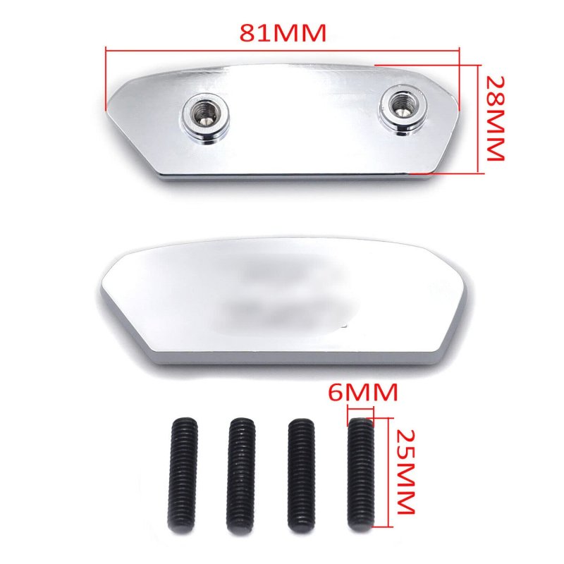 Chrome Gsxr Logo Mirror Block Off Base Plates For 2017 2021 Suzuki Gsx R 1000 Billet Aluminum Delete Mt222-019-cd-gsxr