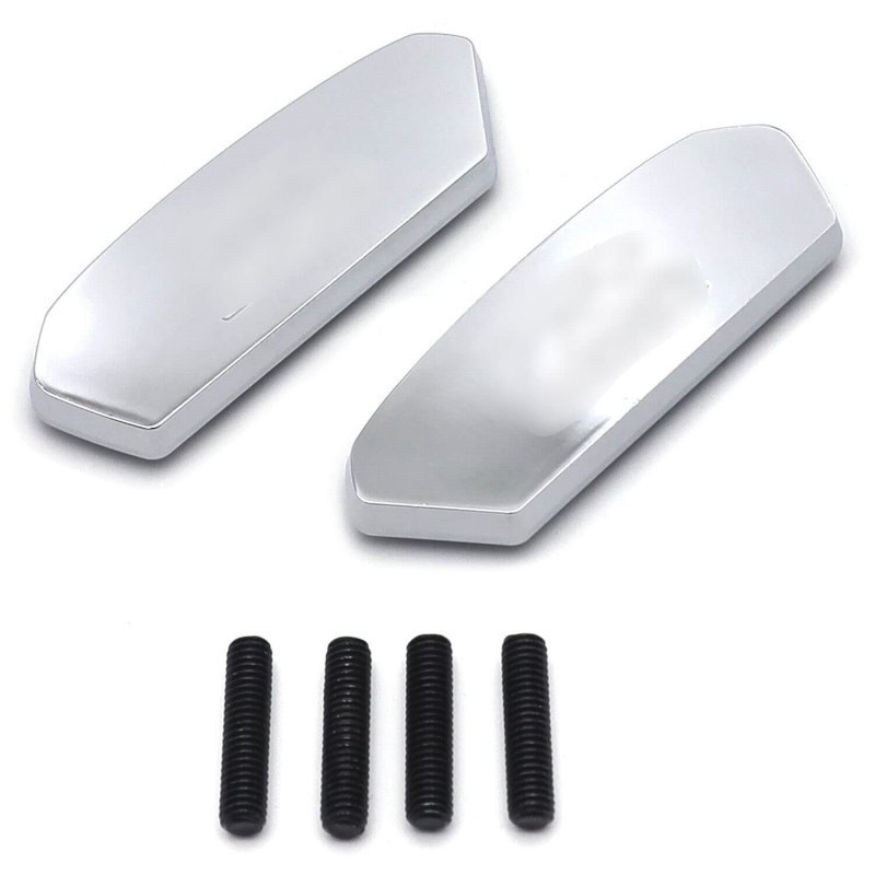 Chrome Gsxr Logo Mirror Block Off Base Plates For 2017 2021 Suzuki Gsx R 1000 Billet Aluminum Delete Mt222-019-cd-gsxr