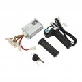 36v 1000w Speed Controller Abs Aluminium Alloy Motor Brushed With Locking Battery Display Throttle Twist Grip For Mini Bike 