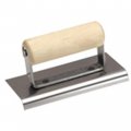 Marshalltown Qlt Stainless Steel Hand Edgers Wood Handle Material 229mm Length 64mm Width 16mm Lip 13mm Radius Ce564s 
