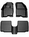 Floor Mats For Explorer 2015-2019 All Weather Guard Mat Liners Tpe Rubber 1st 2nd Row Seat Black 