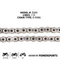 Niche Drive Sprocket Chain Combo For Gas Ec 125 Front 13 Rear 48 Tooth 520v O-ring 112 Links