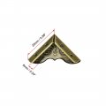 Uxcell Metal Book Corner Protectors Edge Cover Guard 25 X 5mm Bronze Tone 30pcs