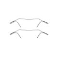 Disc Brake Hardware Set For Volkswagen Beetle 2008 2009 2010 Front Position Alx-pau-df-340-54075-cla21 Standard Replacement 