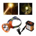 Diydeg Rechargeable Headlamp Super Bright Led Head Lamp Flashlight Mining Light With Sponge Pad Adjustable Angle Miner