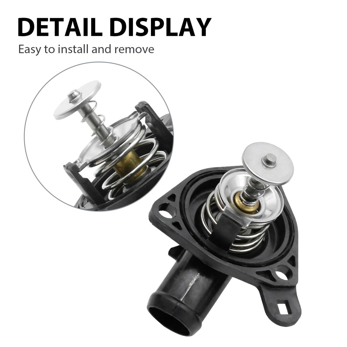 Saihisday 19320-pna-003 Engine Coolant Thermostat Housing Assembly Replacement For Honda Civic 2002-2005 Cr-v 2002-2006 Acura