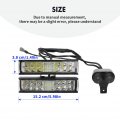 Motoparty Headlight Kit For Sur-ron Segway X260 X160 Talaria Upgrade Dual Light-bar Individual Control Switch Plug And Play