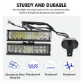 Motoparty Headlight Kit For Sur-ron Segway X260 X160 Talaria Upgrade Dual Light-bar Individual Control Switch Plug And Play
