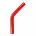 X Autohaux 28mm 1 10 Id 45 Degree Elbow Silicone Reducer Hose Pipe Bend Turbo Water Intercooler Red