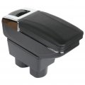 Car Armrest Console Storage Box Rotatable Center Replacement Fit For 2007-2011 Nissan Tiida