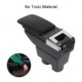 Aintier Car Armrest Console Storage Box Rotatable Center Replacement Fit For 2007-2011 Nissan Tiida