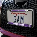 Texas Christian University Horned Frogs Full Size Standard License Plate Metal Frame