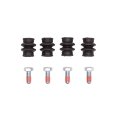 Disc Brake Hardware Set For Volkswagen Passat 1997 Front Or Rear Axle Alx-pau-df-340-74010-cla21 Black Standard Replacement 