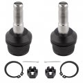 Boxi 4pcs Front Lower Upper Ball Joints Fit For Dodge Ram 2500 3500 1994-1999 Ford Excursion F-250 F-350 F-450 F-550 Super Duty 