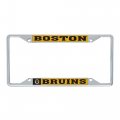 Boston Bruins Team Nhl National Hockey League Metal License Plate Frame For Front Or Back Of Car Officially Licensed 