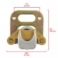 Caltric Brake Line Compatible With Polaris Worker 500 1999 Xplorer 1997 Magnum 425 4x4 1995-1998 6x6 1996-1997 1999-2000 Front