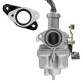 Caltric Carburetor With Intake Manifold Boot Compatible Honda Sportrax 250 Trx250ex 2x4 2001 2002 2003 2004 2005 2006 2007 2008