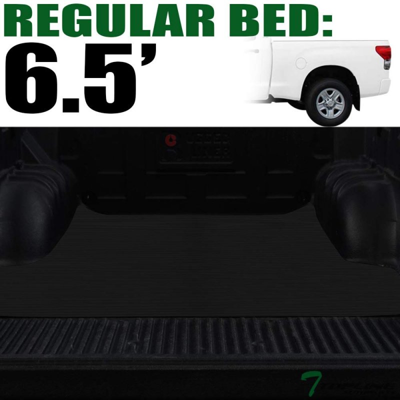 Tlaps 7422452642660 For 2007-2021 Toyota Tundra 6 5 Feet 78 Bed Black Rubber Horizontal Line Truck Mat