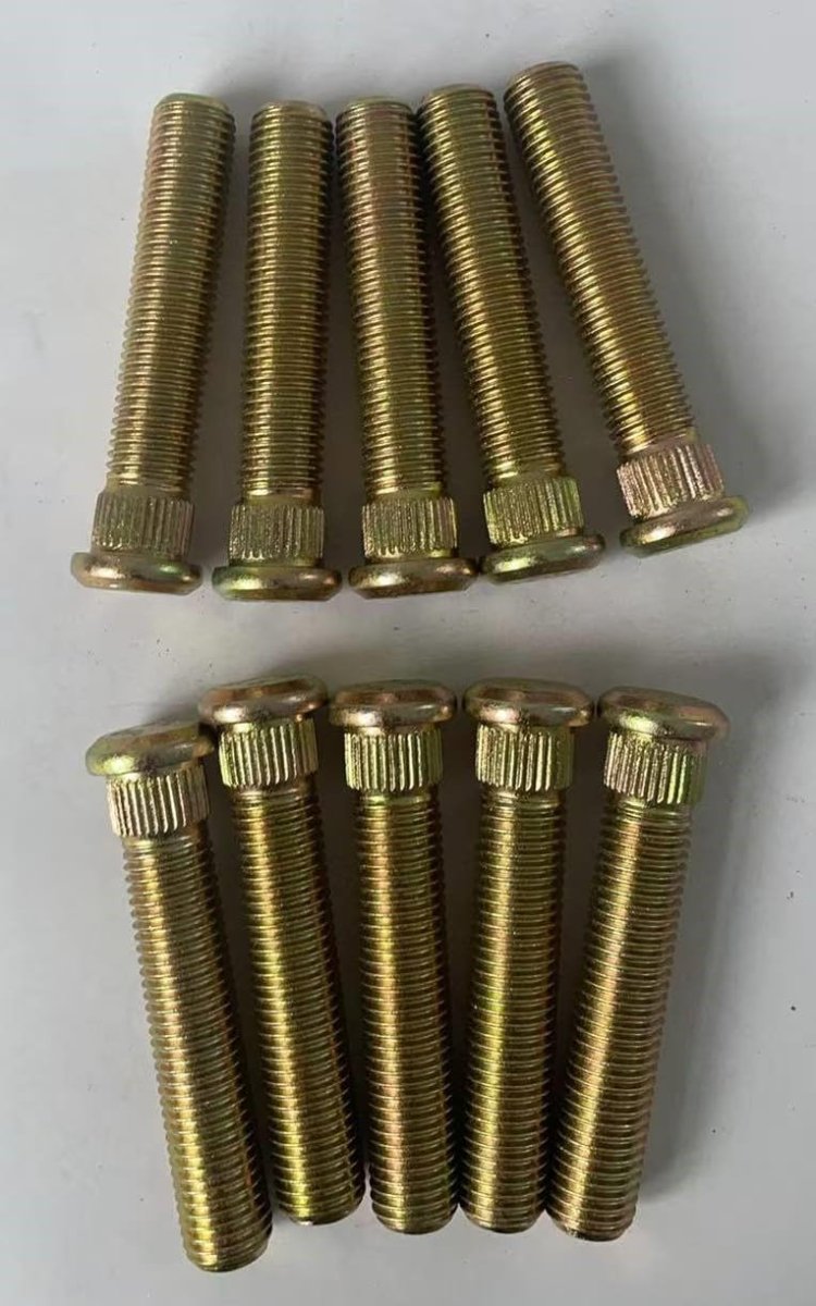 10pcs Extended Wheel Studs M12x1 5 2 In Length For Chevrolet Camaro Corvette Pontiac Firebird Ford Courier Escort Taurus