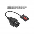 Qiilu Reset Oil Service Light Tool 20pin Socket Code Clear Replacement For 3 5 7 Series E30 E36 E34 E39 E38