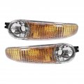 Park Signal Side Marker Light Assembly Pair For 2001-2006 Gmc Yukon Xl 1500 Driver And Passenger Gm2520182 Gm2521182 15199554 