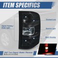 Auto Dynasty Factory Style Rear Tail Lights Brake Lamps Compatible With Silverado Sierra 1500 2500hd 3500 2007-2014 Driver And