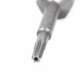 Uxcell 50mm Long T6 Magnetic Torx Screwdriver Bits Silver Gray 10pcs