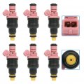 Ocpty Fuel Injector 6 Pcs 1 Hole Replacement Injectors Engine Part Fit For 97-98 Dodge B1500 97 B2500 97-99 Dakota 98-99