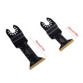 12 Pcs Titanium-coated Oscillating Multitool Blades Metal Cutting Set Universal Saw Multi-purpose Blade Includes 40mm 70mm