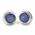 Baomain Rocker Switch Spst On Off 3 Pins Blue Light Round Ac 250v 6a 125v 10a W Cap Pair 