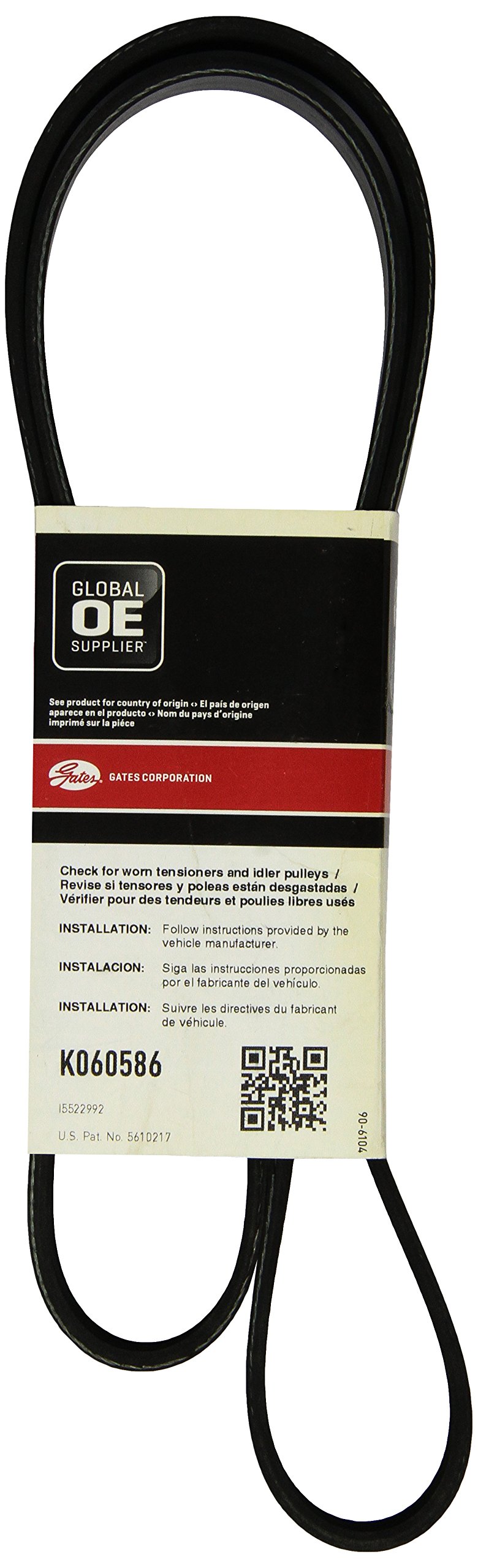 Gates K060586 Micro-v Belt