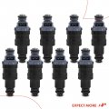 A-premium Fuel Injectors Compatible With Jeep Grand Cherokee Dodge Ram 1500 00 Van 2500 3500 Durango 5 2l 5 9l Set Of 8 Replace