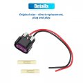 X Autohaux 2 Pcs Electrical Harness Connector For Gm Trucks Cadillac Escalade Chevrolet Malibu Avalanche Silverado Electric Fan