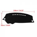 X Autohaux Car Dashboard Cover Nonslip Black Pad For Mitsubishi Lancer Ex 08-17